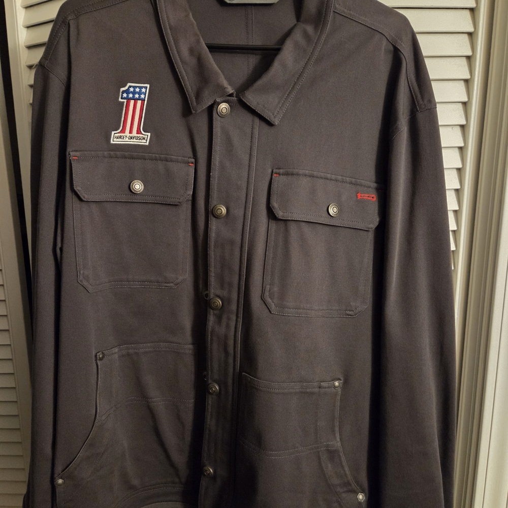 Harley-Davidson Dark Gray Shirt Jacket